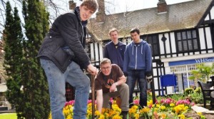 Reaseheath College students get Nantwich showpiece garden ready