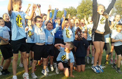 Pear Tree School celebrate Town Sports 2013