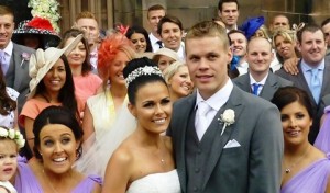 Stoke City star Ryan Shawcross marries at Nantwich St Mary’s Church