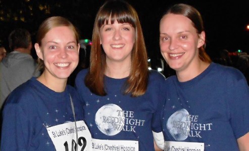Lucy Hannon, Gemma Smith and Katie Hannon