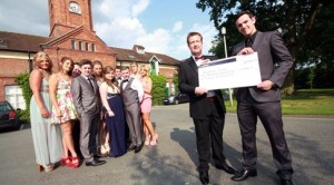 Nantwich college students donate £6,000 to war veterans charity