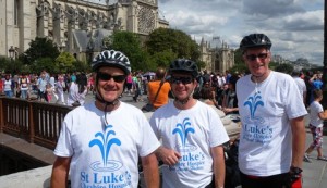 Trio of Nantwich cyclists complete London to Paris ride
