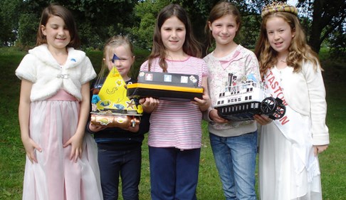 Best designed childrens model boat (l-r) - Poppy - Chloe - Charlotte - Natalie - Naomi