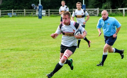 Crewe & Nantwich RUFC player Joshua Collins, scored against Hereford