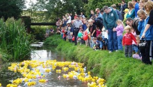 Hundreds enjoy model boat and duck races in Wistaston