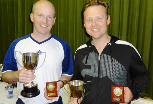 Mens Doubles winners - Jonathan White and Paul Unwin