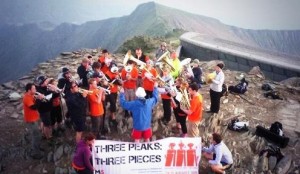 Ex Nantwich pupils complete brass band Three Peaks record