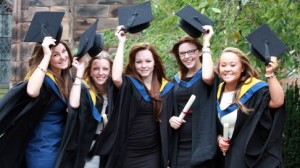 Reaseheath College students celebrate graduation in Nantwich