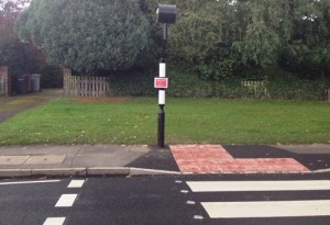 Wellington Road zebra crossing in Nantwich finally in use