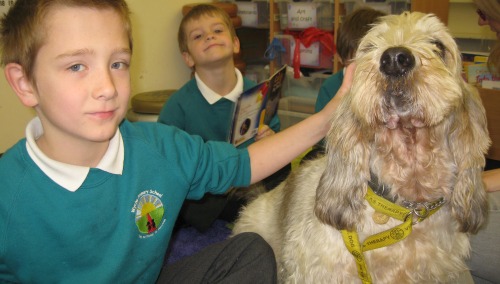 Ruby visits Wyche Primary