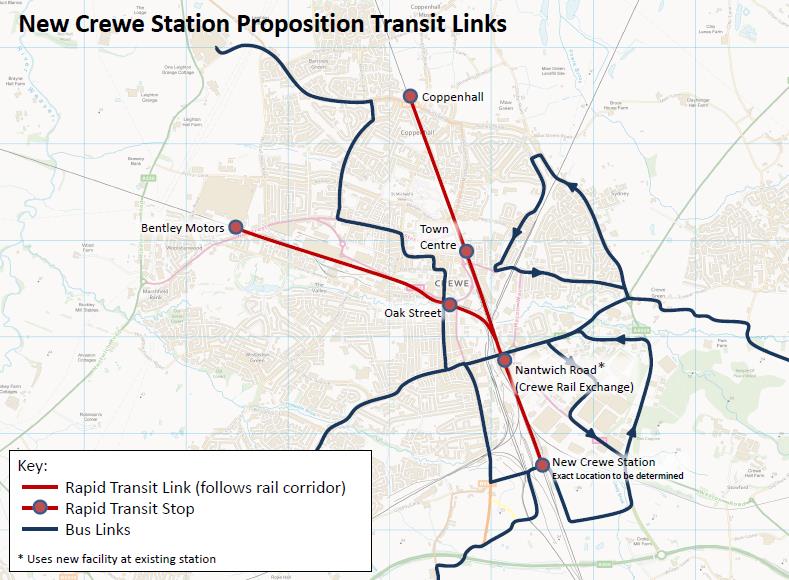 Crewe HS2 station plan