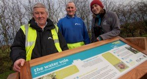 Cheshire Wildlife Trust unveils water vole info point on Nantwich canal