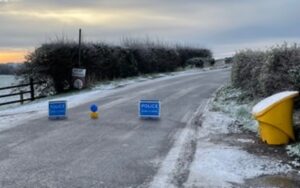 Coole Lane accident in icy conditions