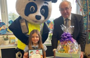Nantwich youngster wins Cheshire PCC Christmas card contest!