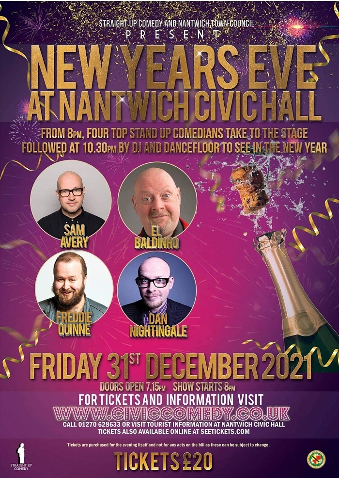 NYE comedy show in Nantwich