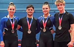 Crewe and Nantwich gymnasts compete for GB in Portugal