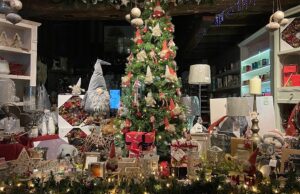 Nantwich shops enter Christmas spirit with festive window displays
