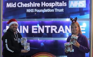 Donation of toys to Leighton Hospital for young patients