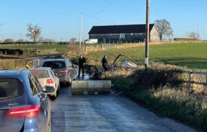 Cheshire East had to grit Coole Lane after police pressure