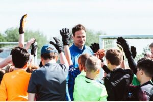 Everton star Begovic runs goalkeeping academy in Nantwich