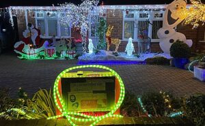 Wistaston resident’s Christmas house raises money for charity