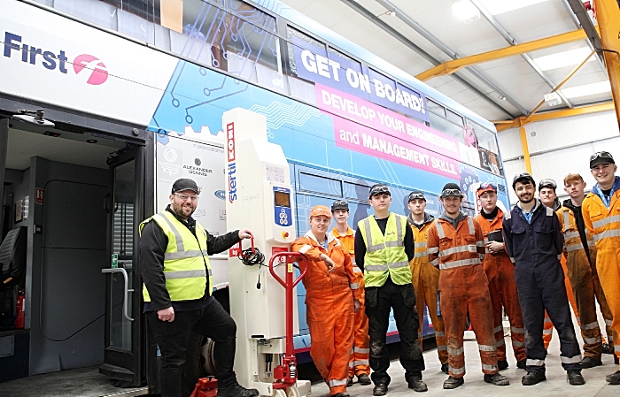 First Bus Group B apprentices with Simon Bishop[4] (1)