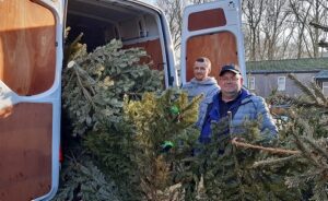 St Luke’s Hospice turns Christmas trees to vital funds