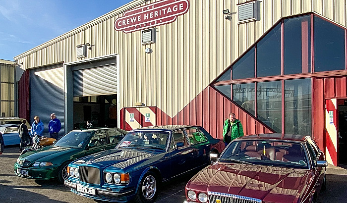 Classic cars outside the Centre’s Exhibition Hall