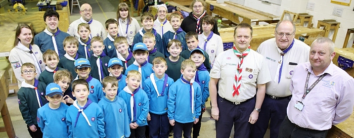 Scout group with Dave Brough, Duncan Batty, Dave Gould EDIT (1)