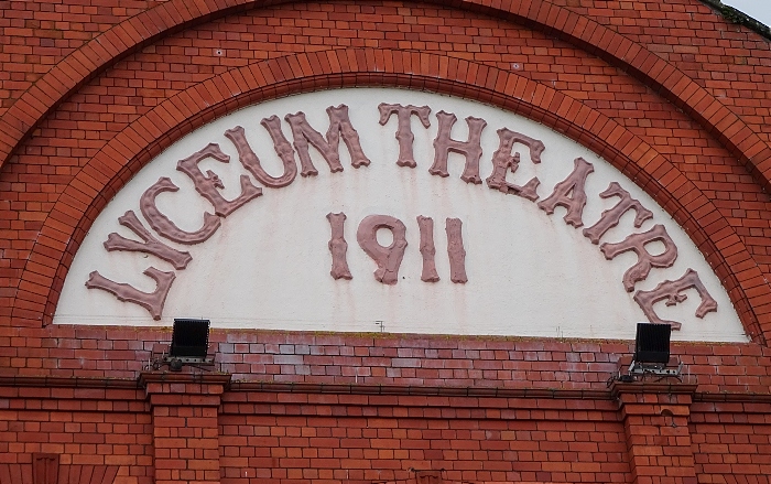 haunting of blaine manor, Crewe Lyceum Theatre - frontage sign by Jonathan White