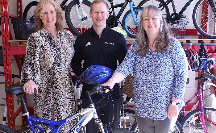 cycling sessions - Suzie Akers-Smith, Lee Malkin, Annette Cormack (1)