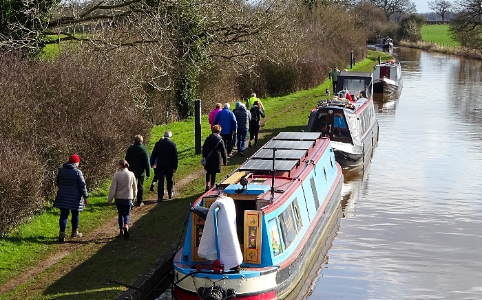 Walkers on the Shropshire Union Canal (1)
