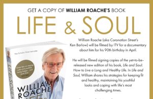 Coronation Street star William Roach book to launch in Nantwich