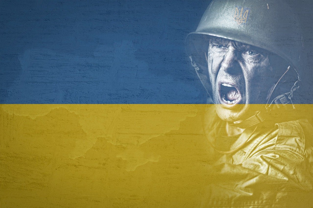 refugees - Ukraine flag and war Russia - https://pixabay.com/photos/flag-ukraine-war-peace-soldier-7036018/
