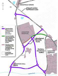 Middlewich road proposed road layout
