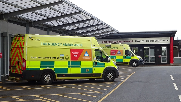 Ambulance at Leighton Hospital - Emergency Department Urgent Treatment Centre (1)