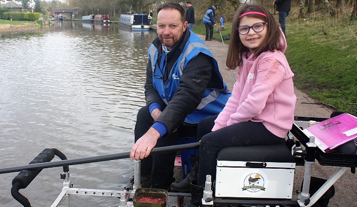 Anderton Open day Lets Fish Mark Parry with Charlotte age 6 (1)