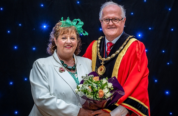 new Mayor Cllr Peter Groves and consort wife Carol