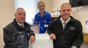 Nantwich firm’s donation boosts comfort for Hospice patients