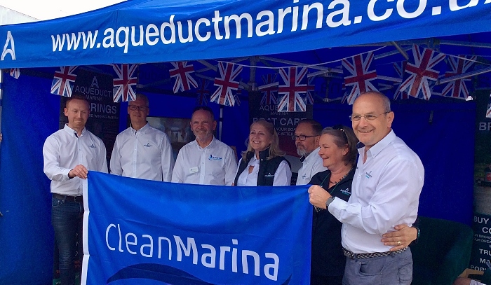 Aqueduct Marina wins clean marina award