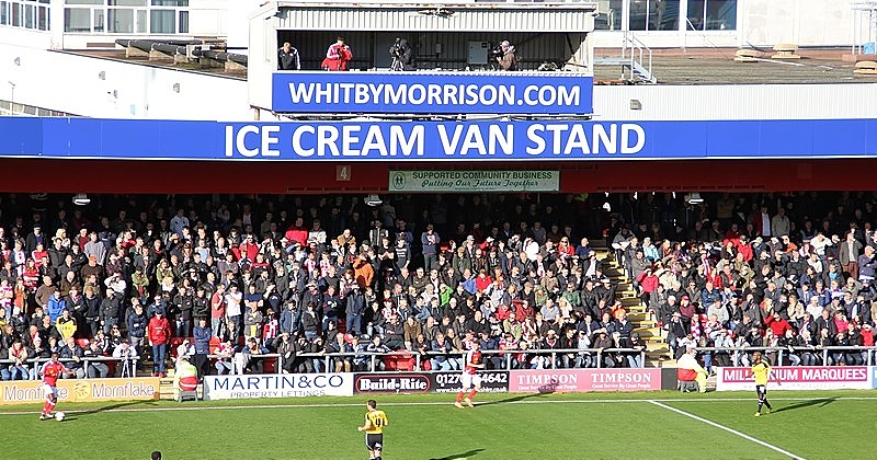 Crewe Alexandra Ice Cream Van Stand