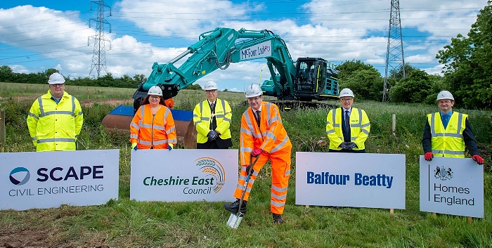 Sod cutting - Middlewich Road and NWCP scheme