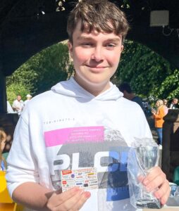 Under 16’s race winner Joshua O’Donnell (1)