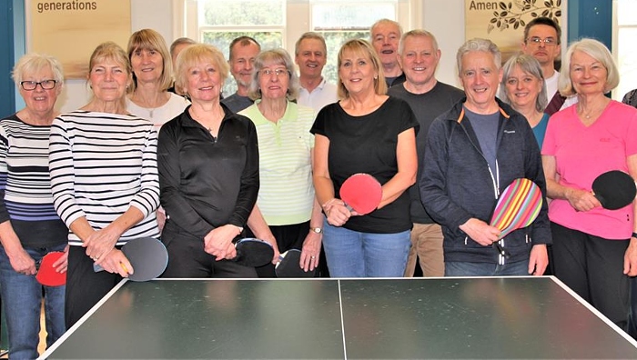 community project - table tennis club in nantwich at elim church