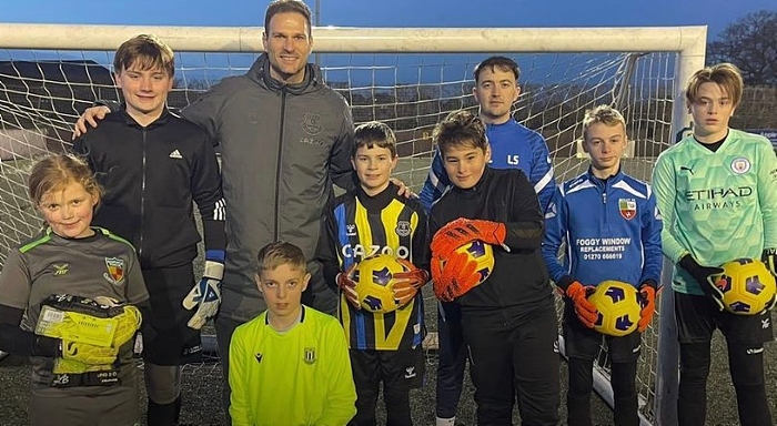 Asmir Begovic goalkeeping academy held at Nantwich Town FC