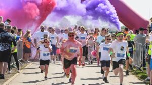 Run the rainbow with St Luke’s Colour Rush in Nantwich