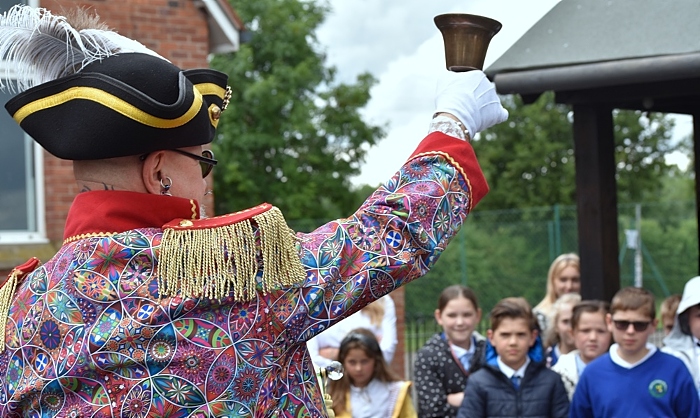 calveley classroom opened by town crier