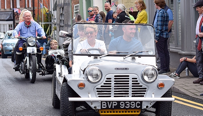 A Mini Moke in the parade through Audlem (1)