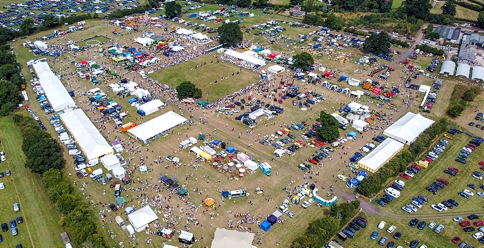 aerial image of nantwich show 22