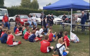 First football fun day hailed success for Nantwich police